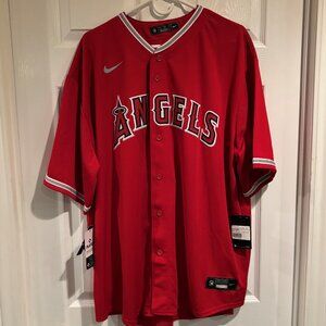 Mike Trout #27 Los Angeles Angels Nike Red Alternate Limited Player MLB Jersey